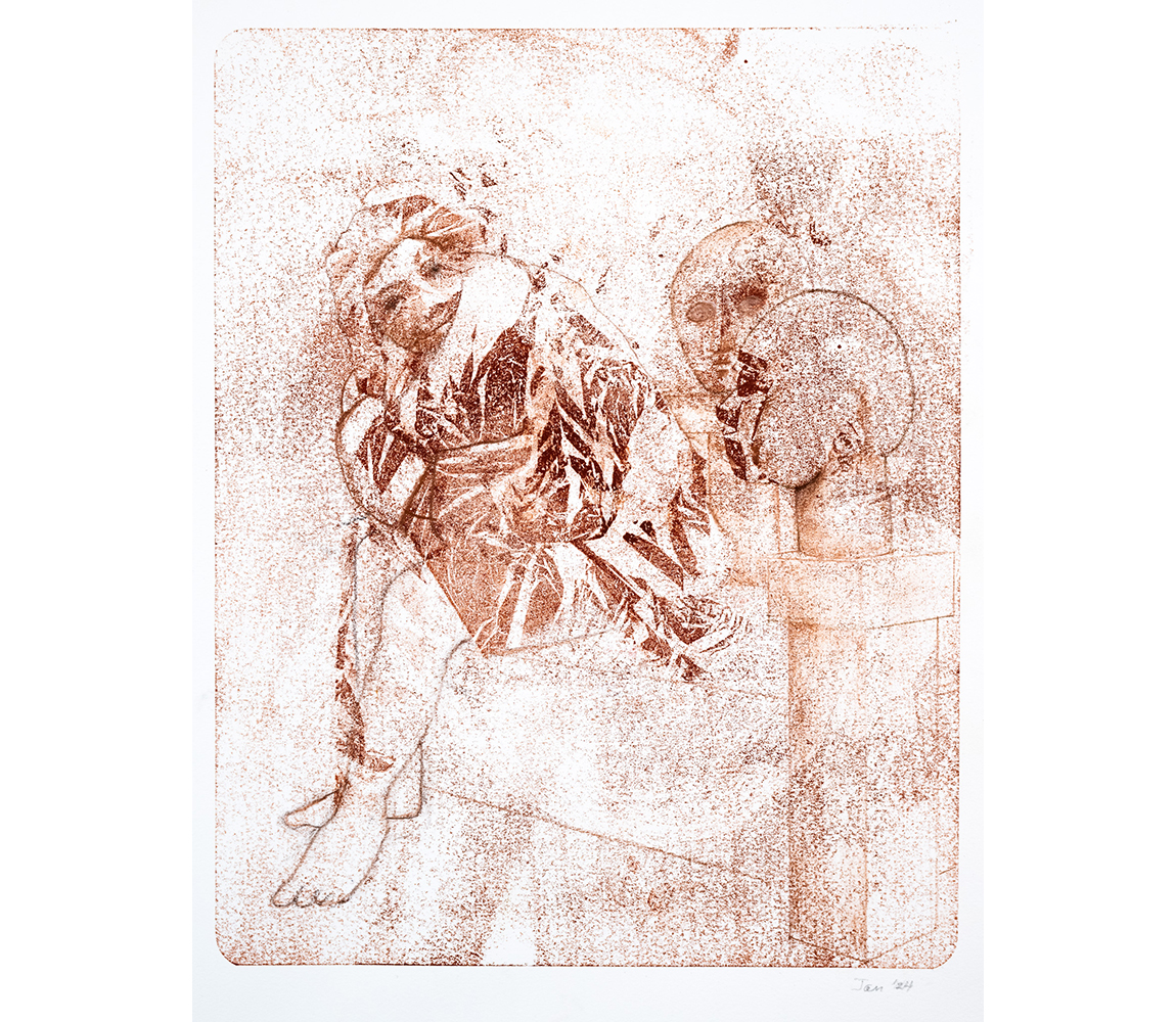 "Between Poses" - Marilyn Frasca